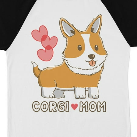 Unisex Cute Corgi Kids 3//4 Sleeve Raglan Baseball T-Shirt Tee